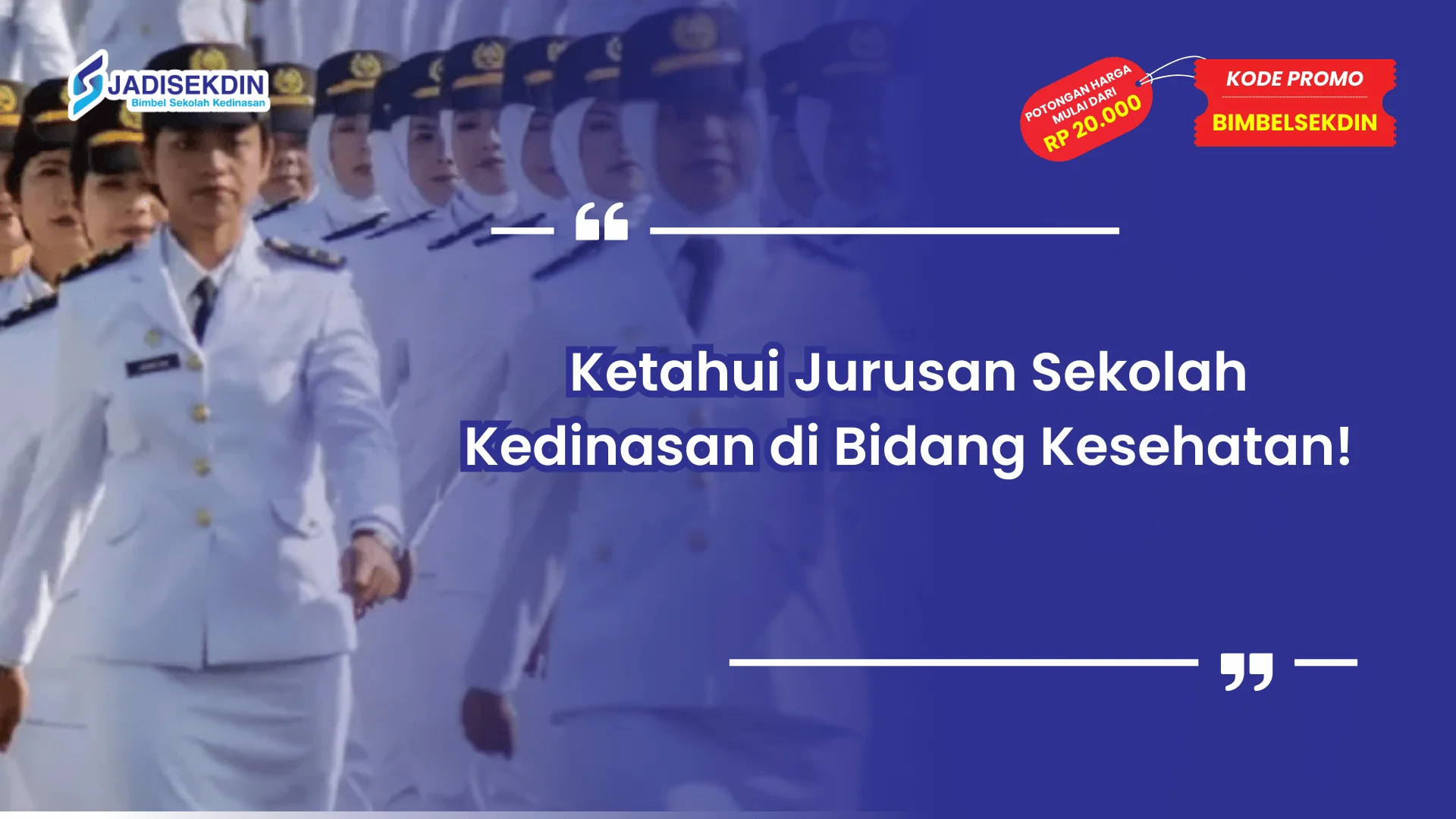 Jurusan Sekolah Kedinasan Bidang Kesehatan