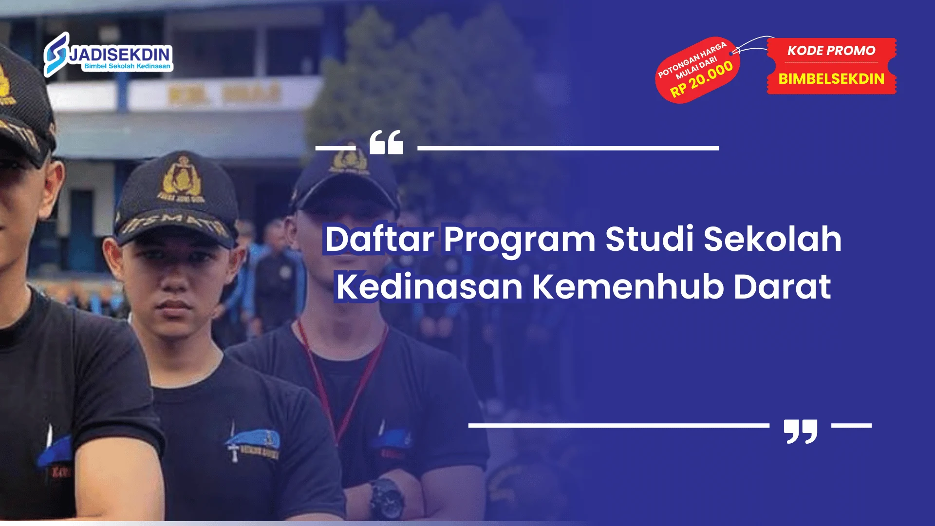 Sekolah kedinasan perhubungan darat dan program studi