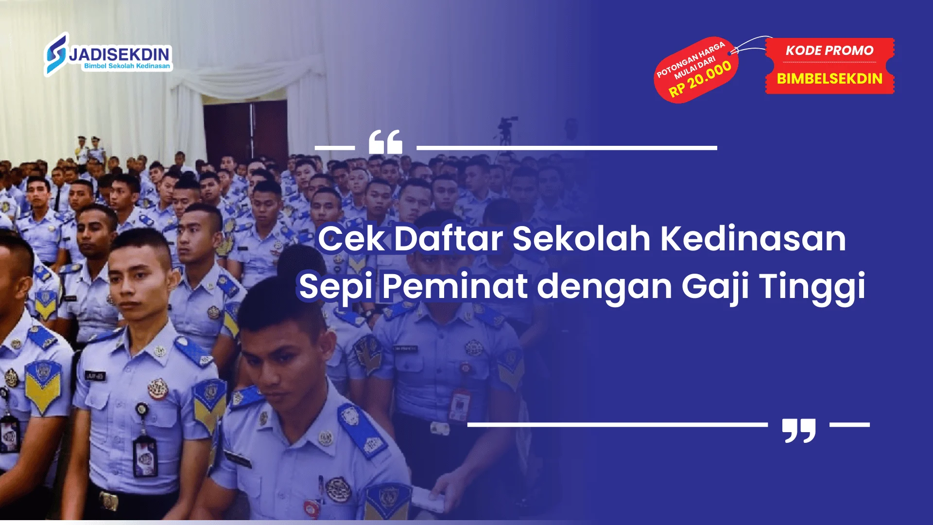 Sekolah Kedinasan Sepi Peminat dengan Gaji Tinggi