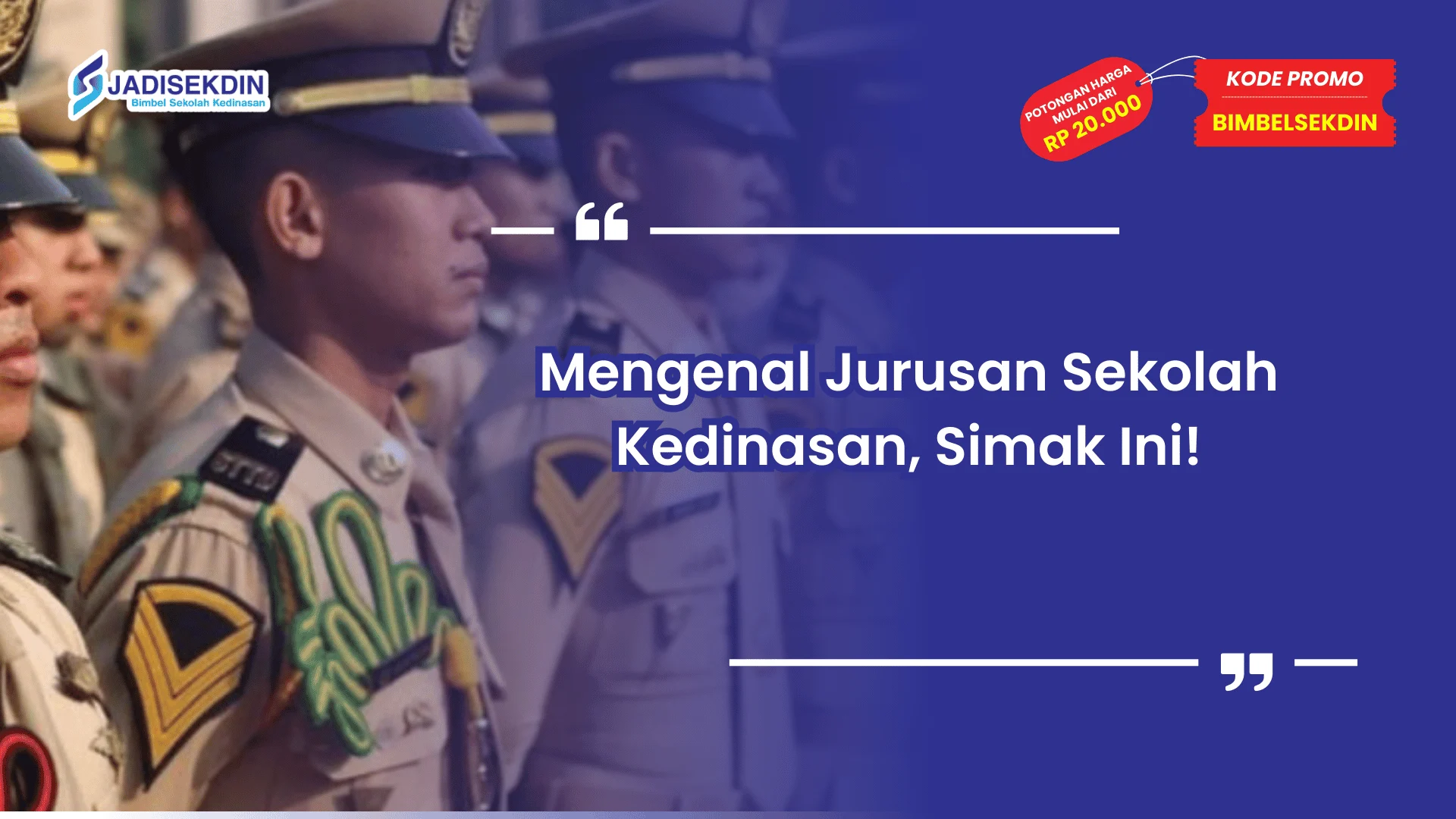 jurusan sekolah kedinasan