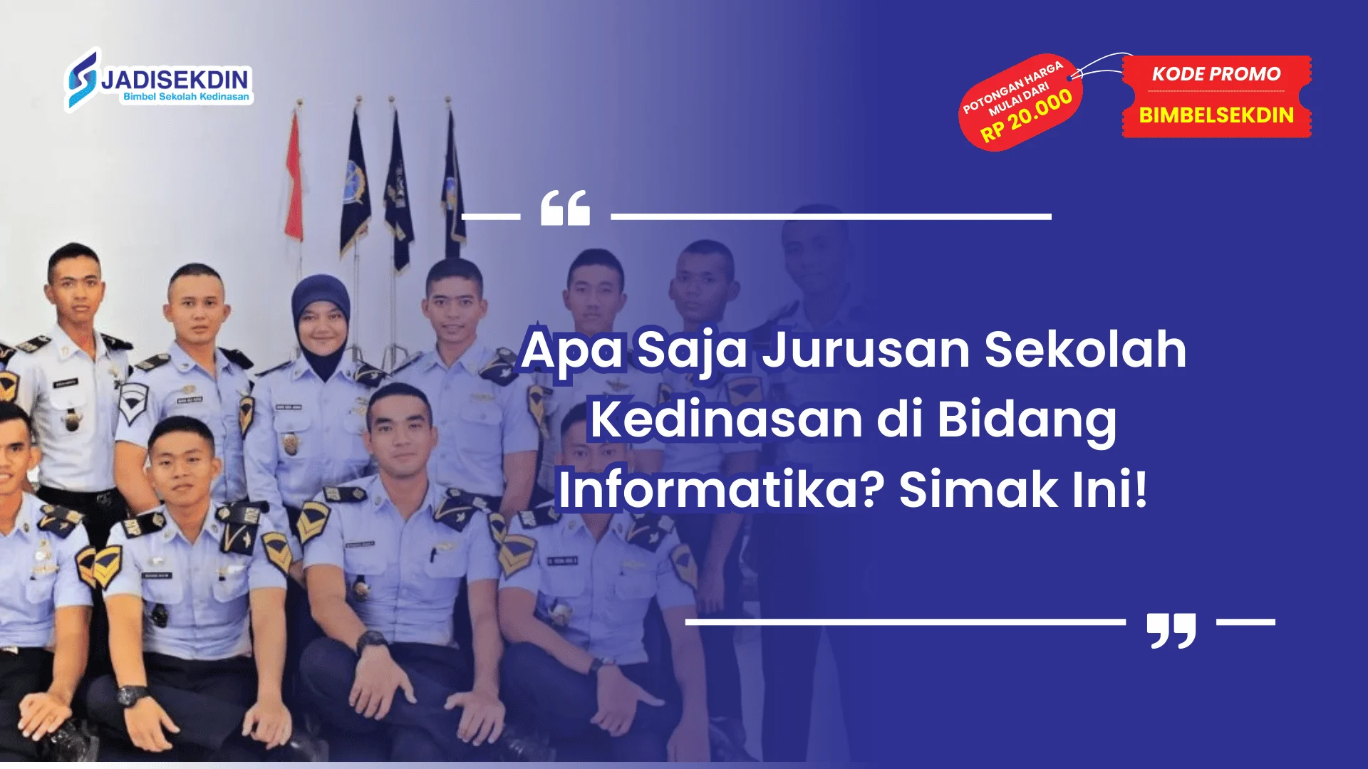 Jurusan Sekolah Kedinasan Bidang Informatika