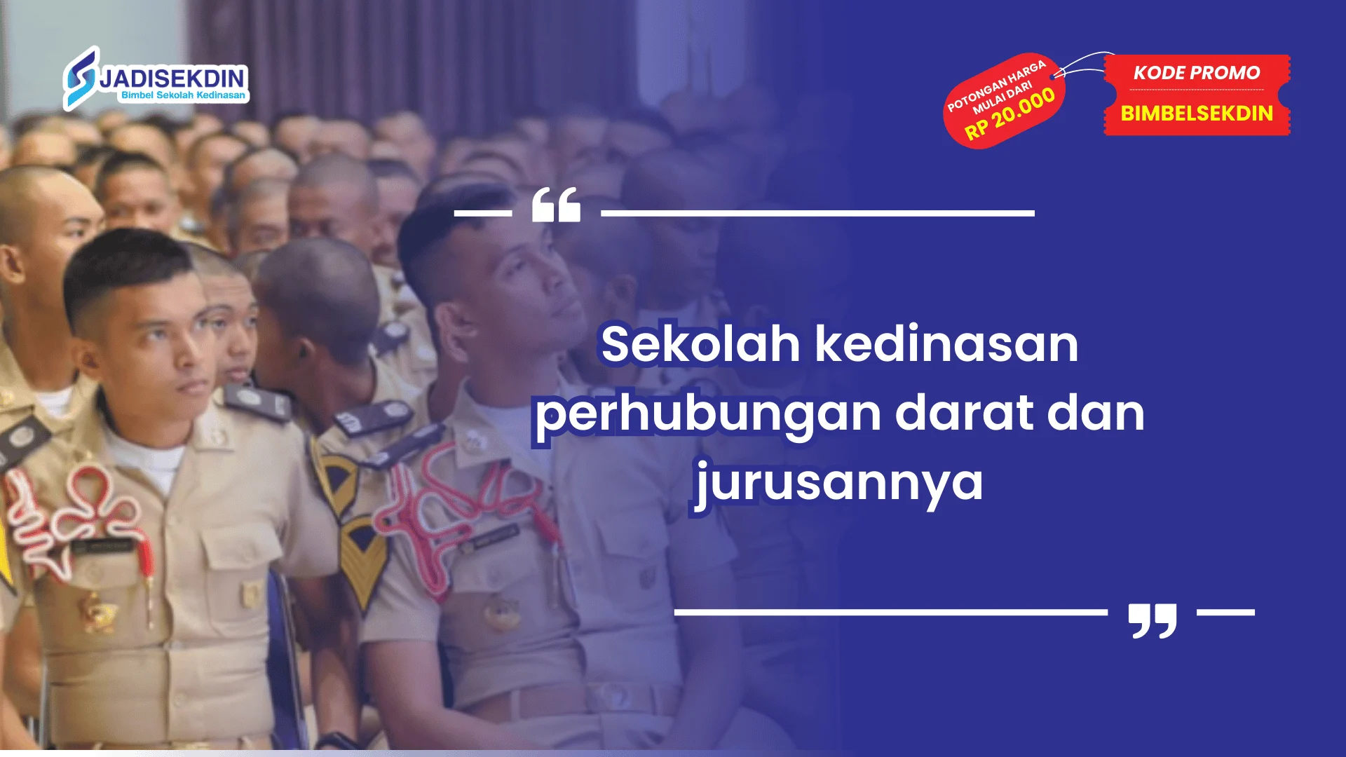 Sekolah kedinasan perhubungan darat dan jurusannya