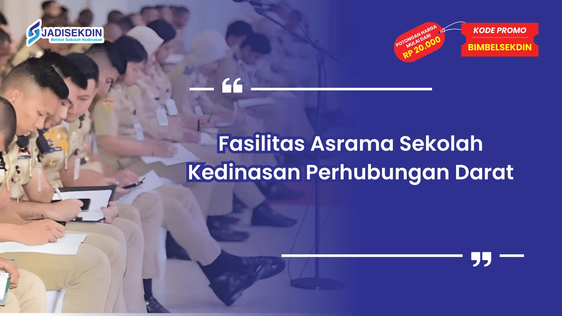 Sekolah kedinasan perhubungan darat dan asrama