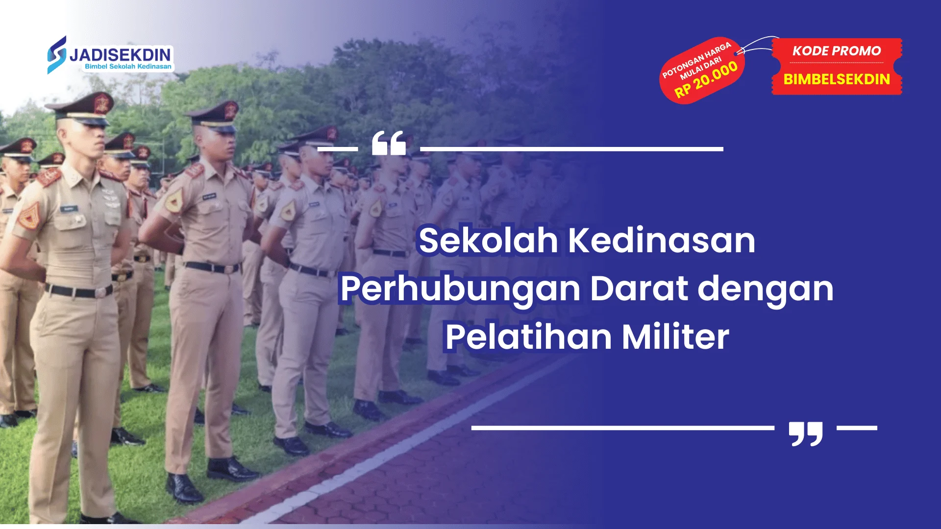 Sekolah kedinasan perhubungan darat dan pelatihan militer