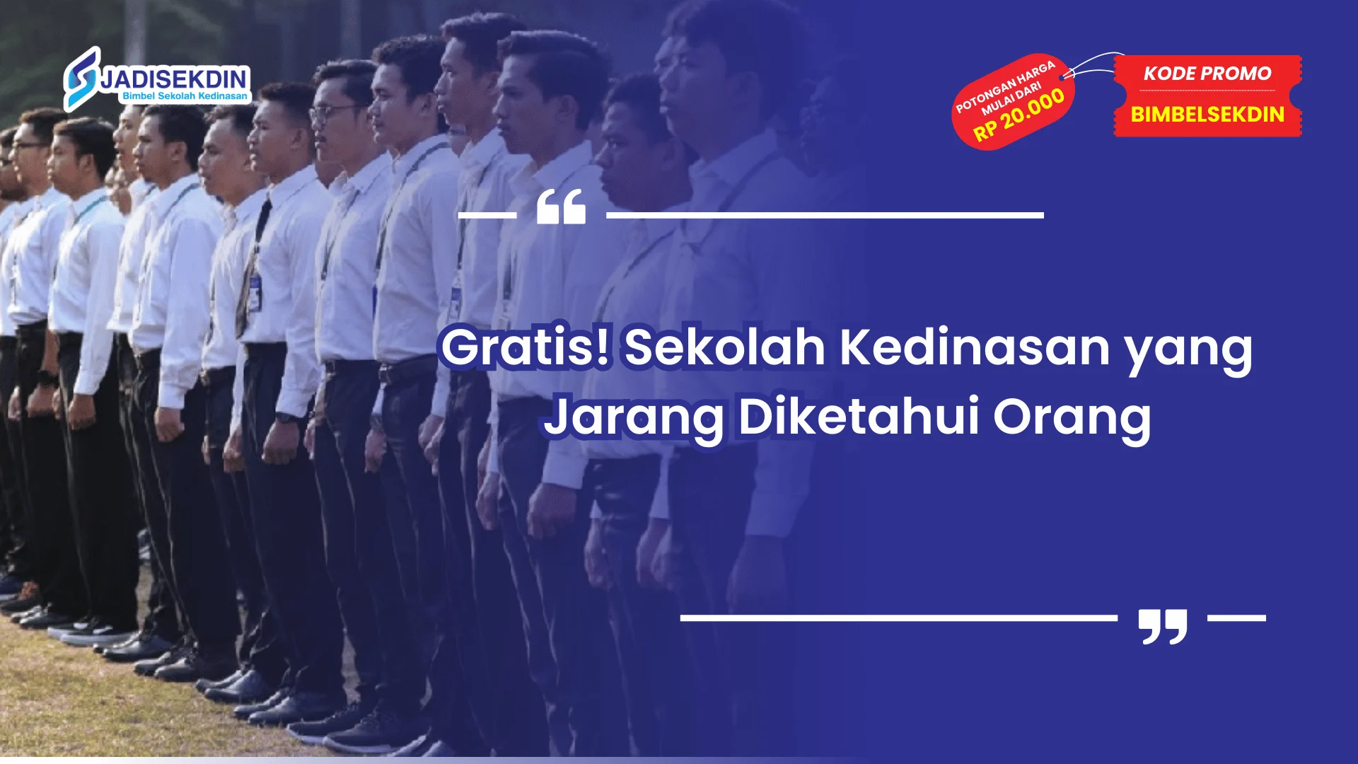 Sekolah Kedinasan yang Jarang Diketahui Orang dengan Biaya Gratis