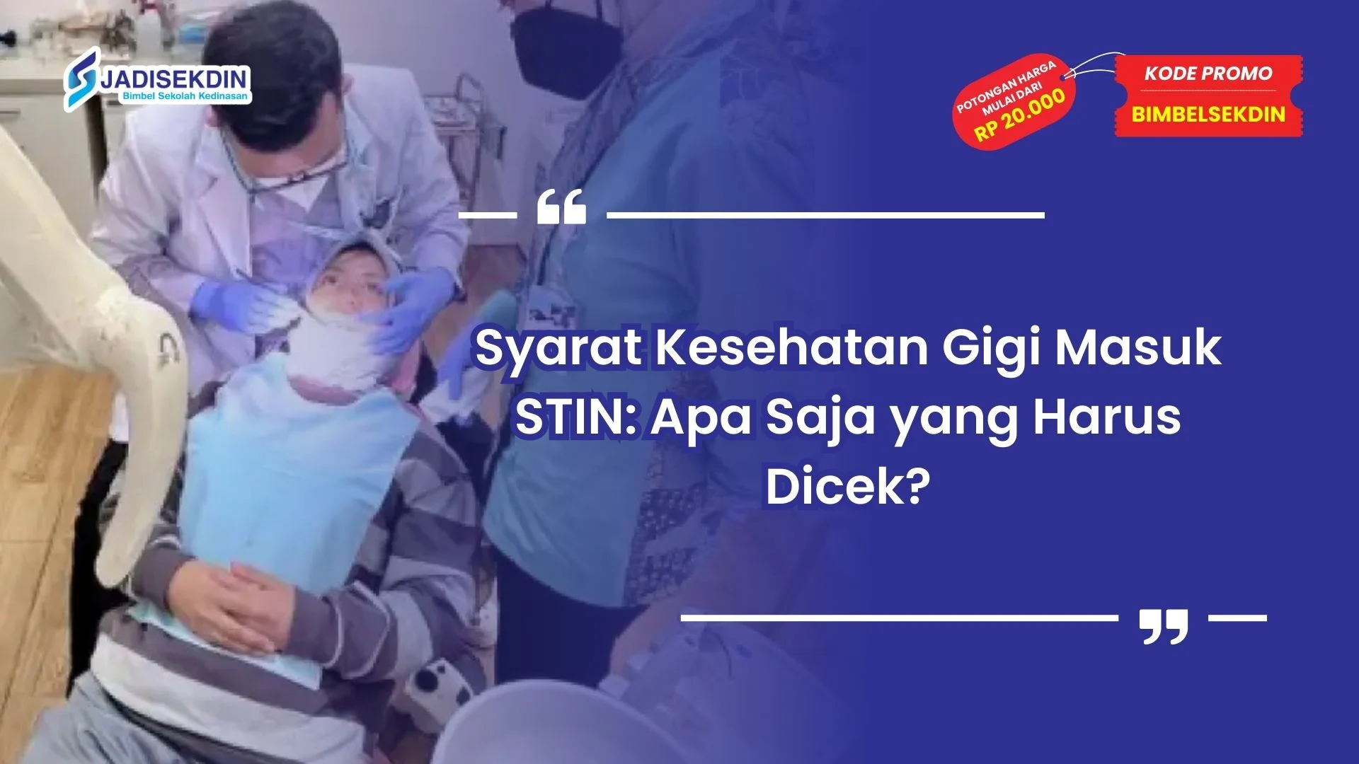 syarat kesehatan gigi masuk stin