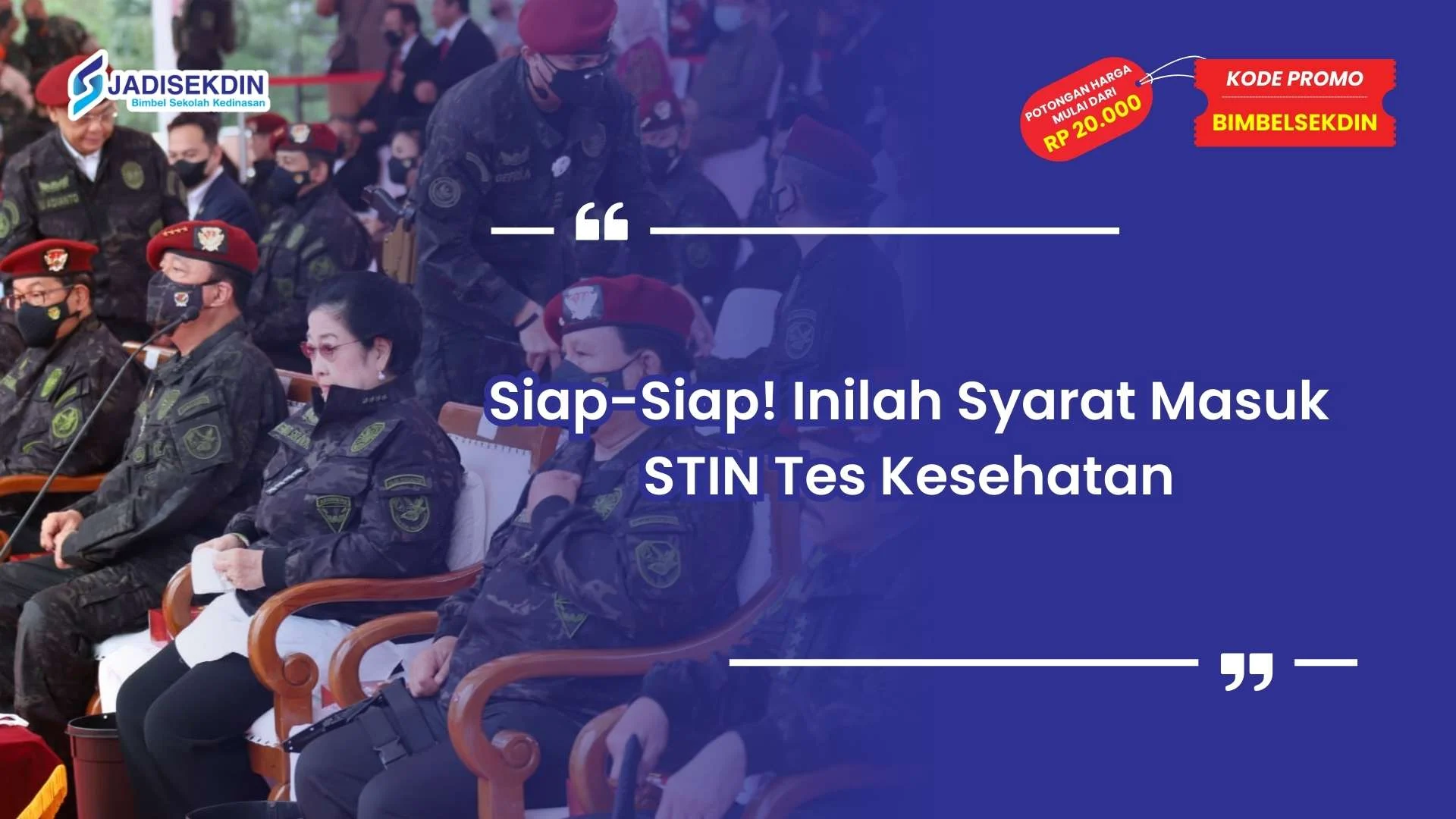 Syarat Masuk STIN Tes Kesehatan