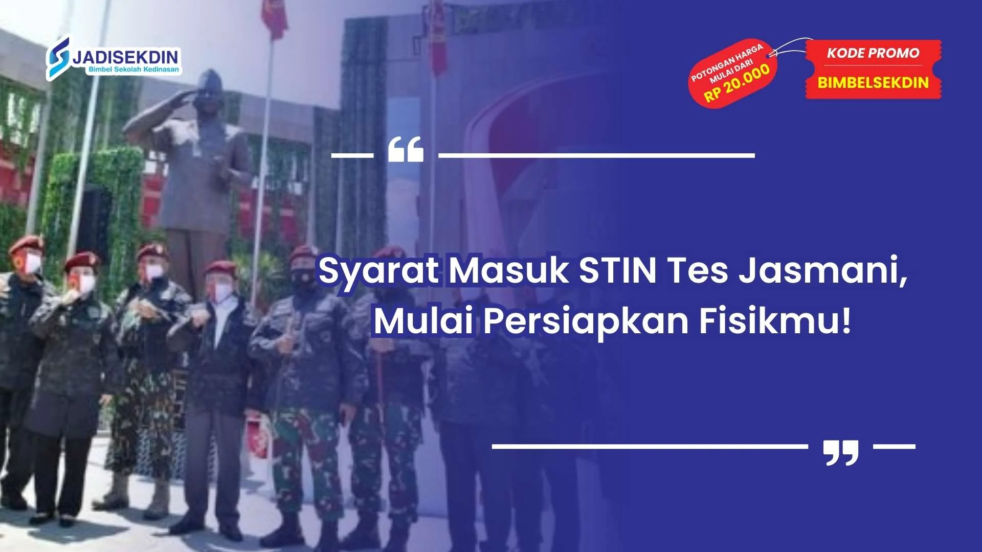 Syarat Masuk STIN Tes Jasmani
