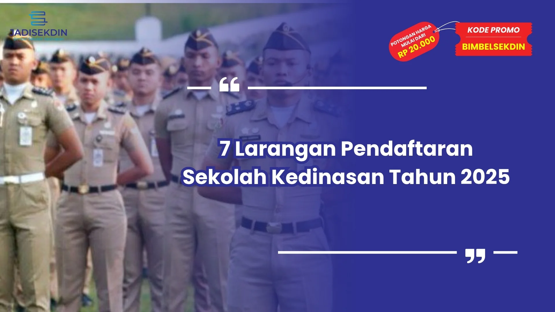 pendaftaran sekolah kedinasan tahun 2025