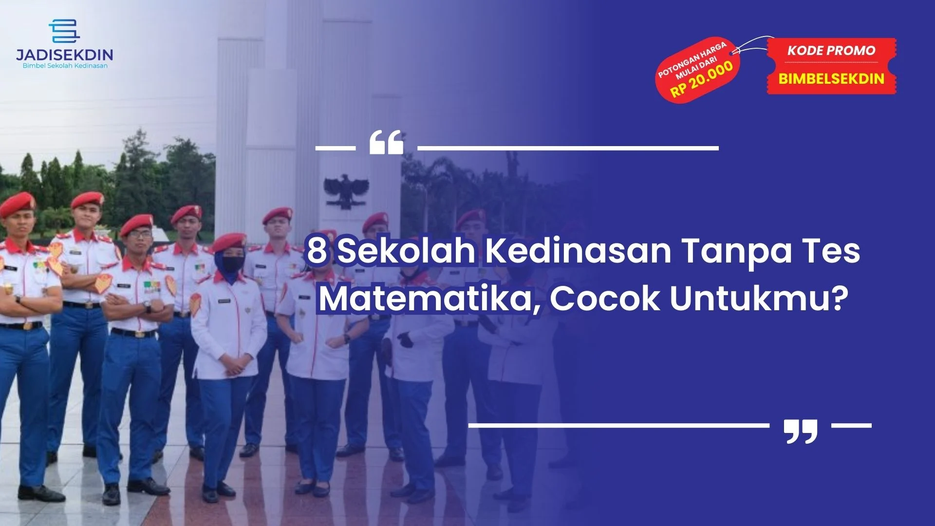 Sekolah Kedinasan Tanpa Tes Matematika