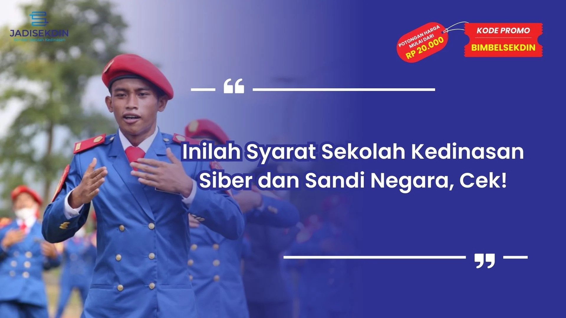 Syarat Sekolah Kedinasan Siber dan Sandi Negara