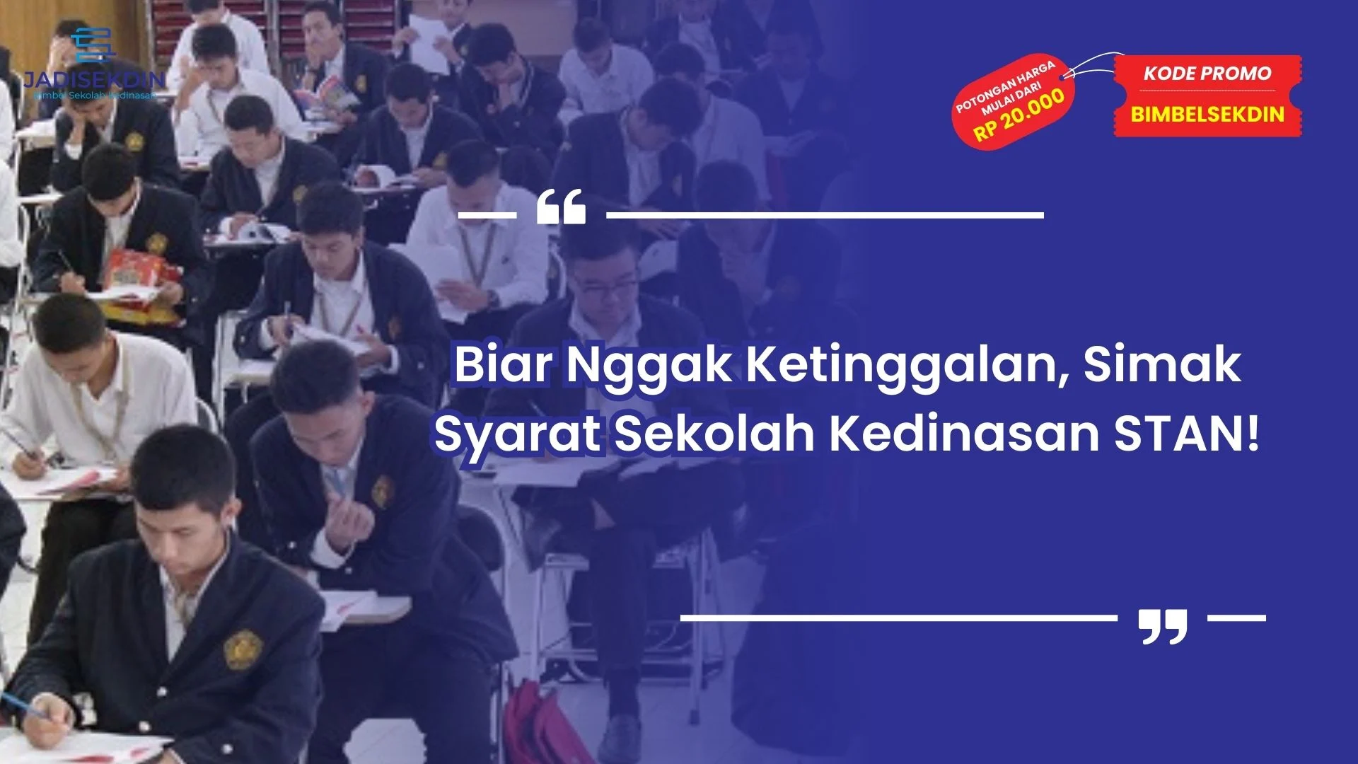 Syarat Sekolah Kedinasan STAN