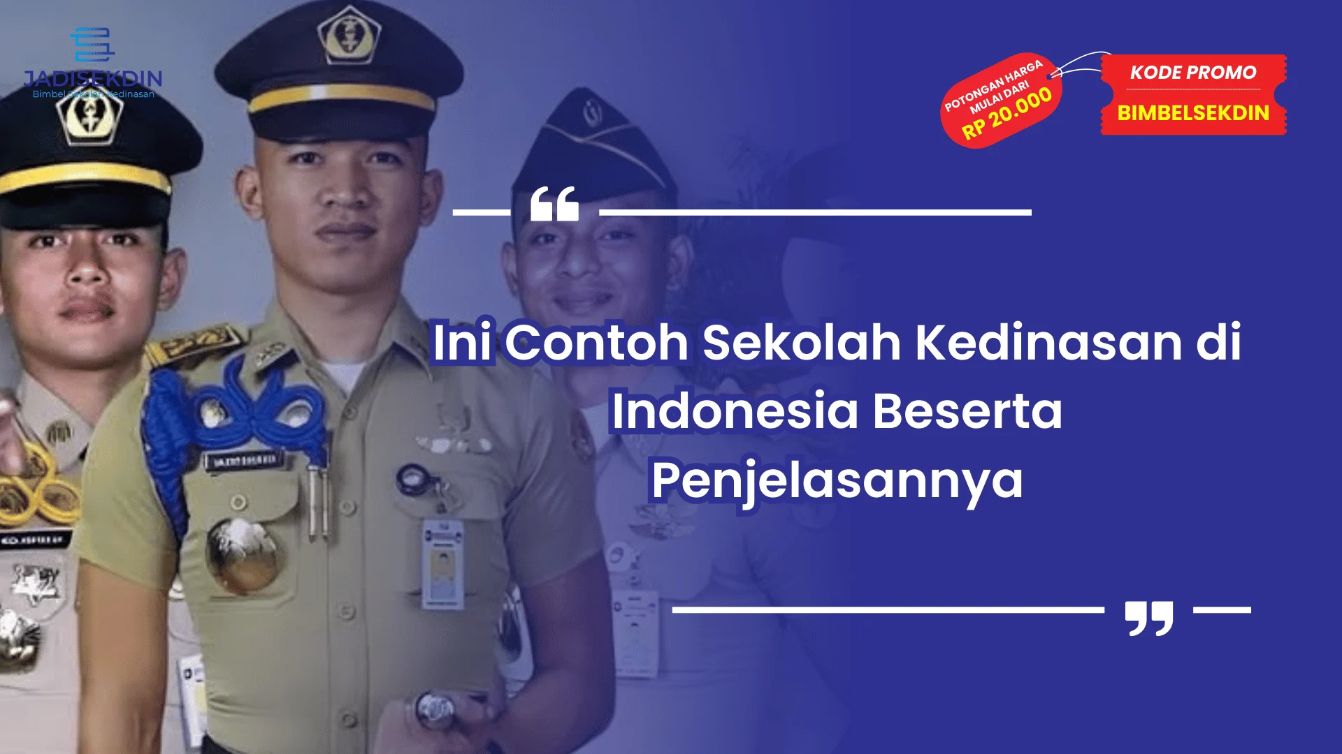 contoh sekolah kedinasan di indonesia