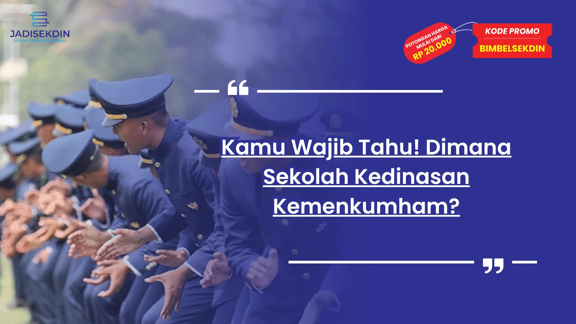 dimana sekolah kedinasan kemenkumham