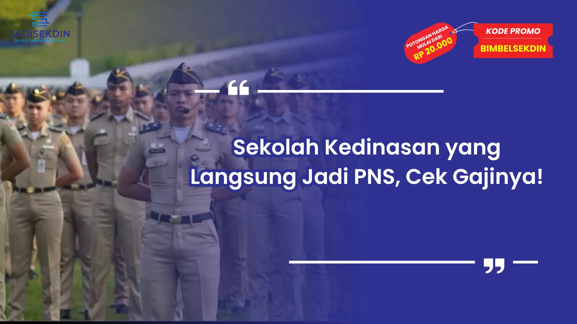 sekolah kedinasan yang langsung jadi pns