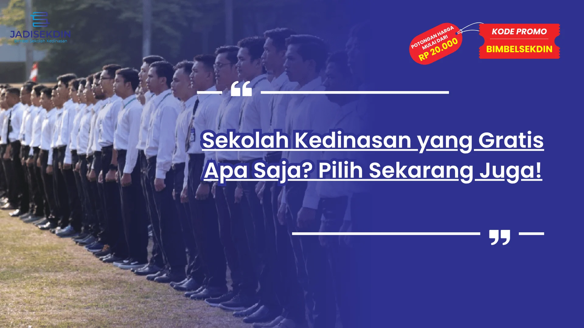 sekolah kedinasan yang gratis apa saja