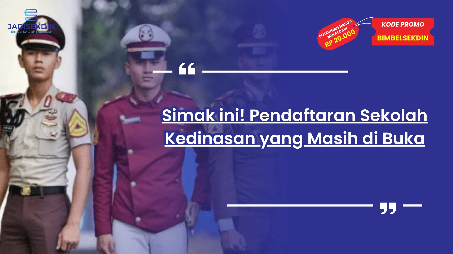 pendaftaran sekolah kedinasan yang masih dibuka