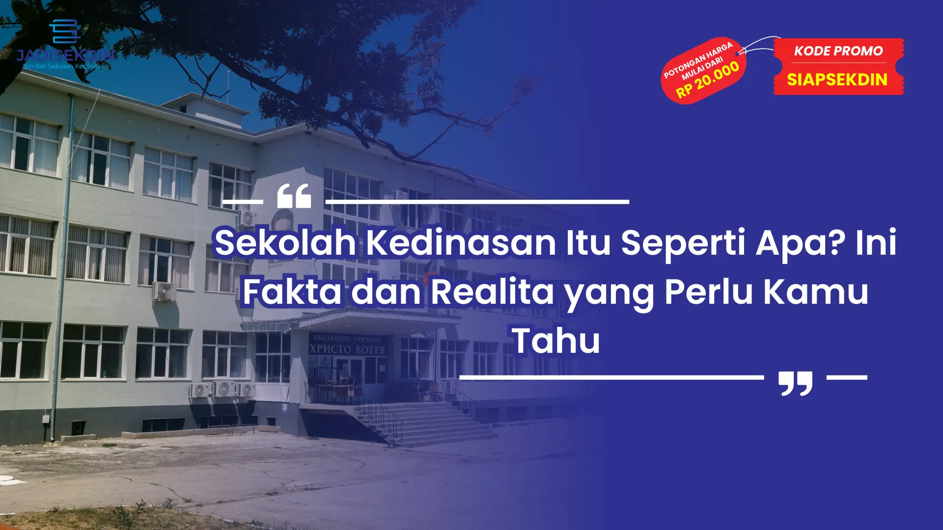 Sekolah Kedinasan itu Seperti Apa
