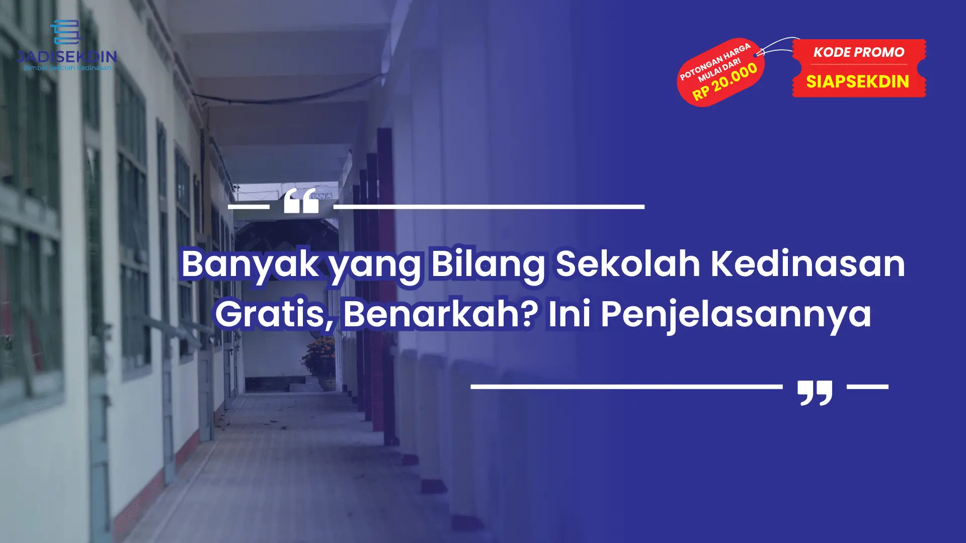 Apa Sekolah Kedinasan Gratis