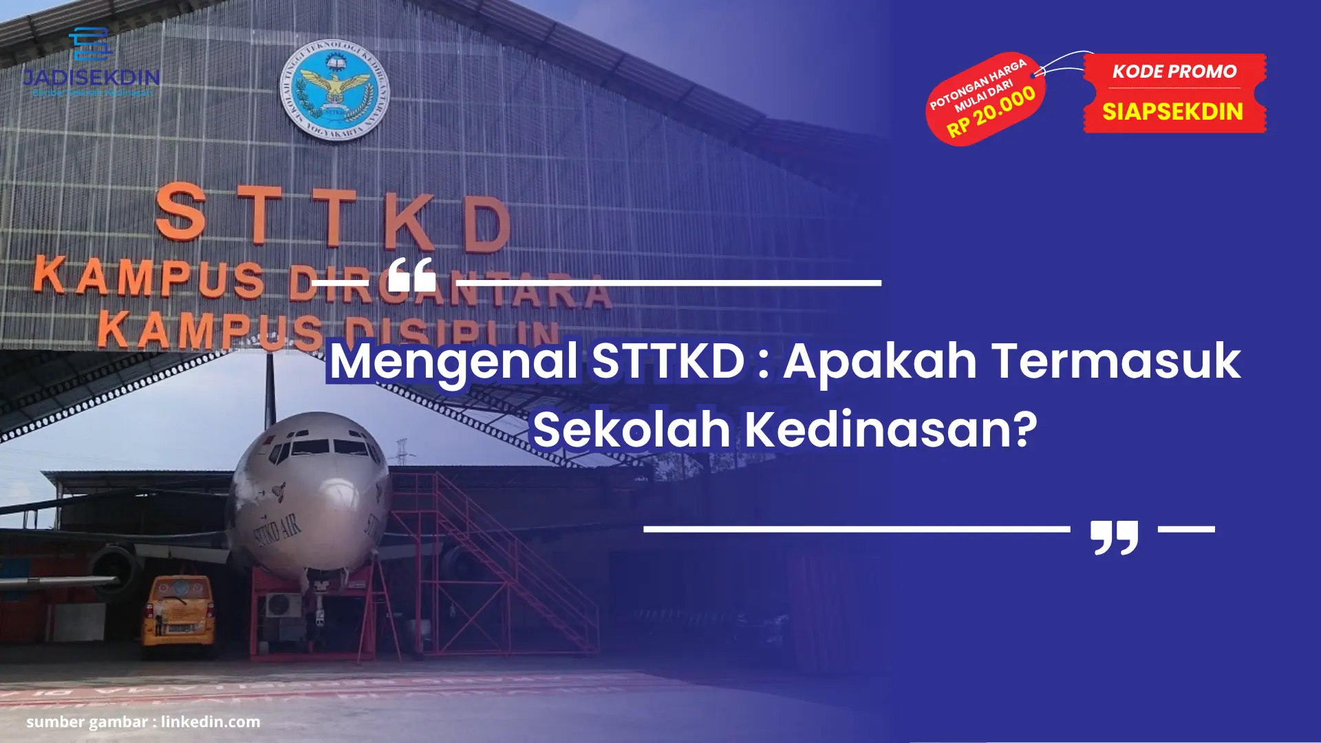 STTKD Apakah Sekolah Kedinasan