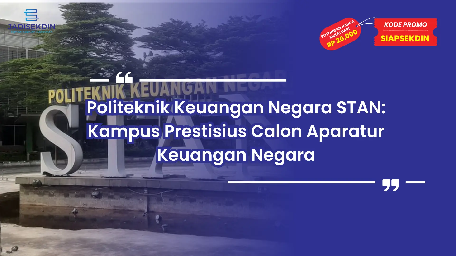 politeknik keuangan negara stan