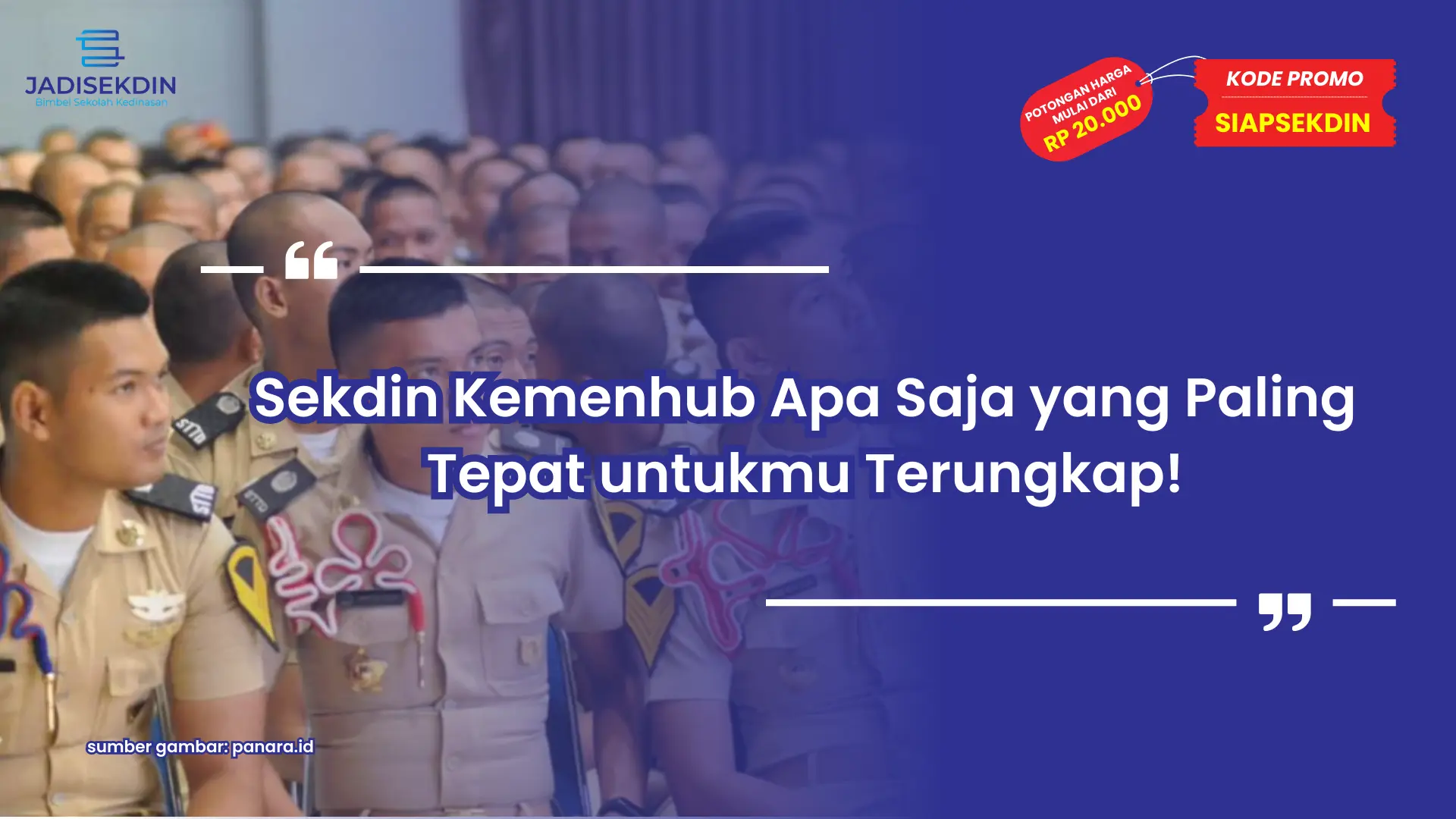 sekdin kemenhub apa saja