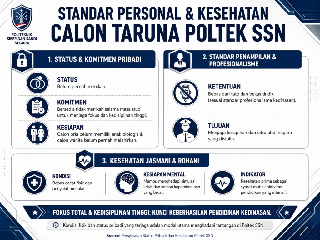 Persyaratan Status Pribadi dan Kesehatan