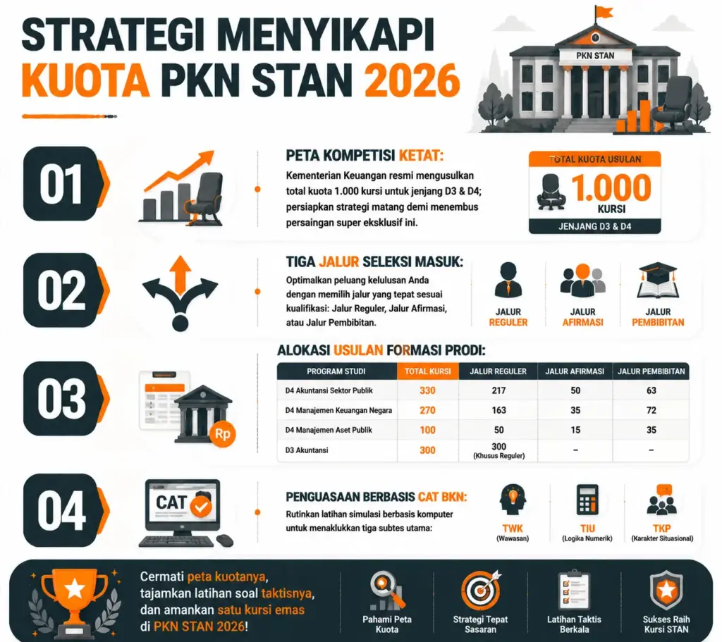 2. Kuota PKN STAN 2026 Apa yang Perlu Dipersiapkan?