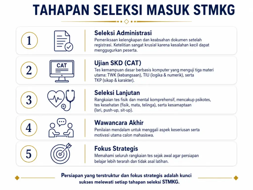 2. Menyangkut Tahapan Seleksi dan Materi Tes STMKG
