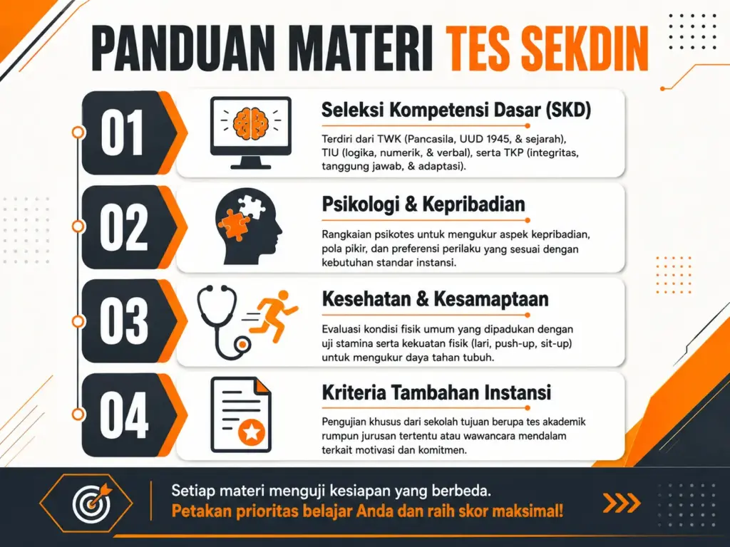 2. Memahami Materi Tes Sekolah Kedinasan yang Paling Diminati