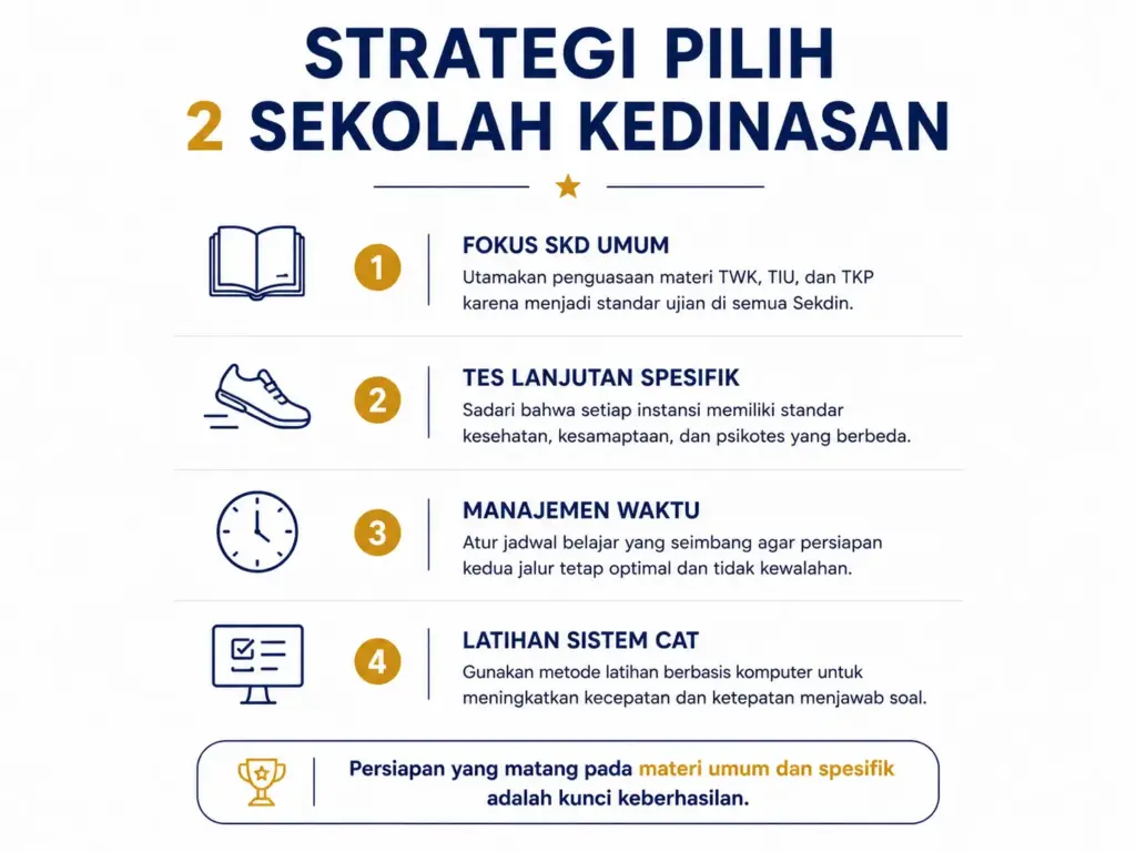 3. Dampak Memilih Dua Sekolah Kedinasan untuk Persiapan Tes