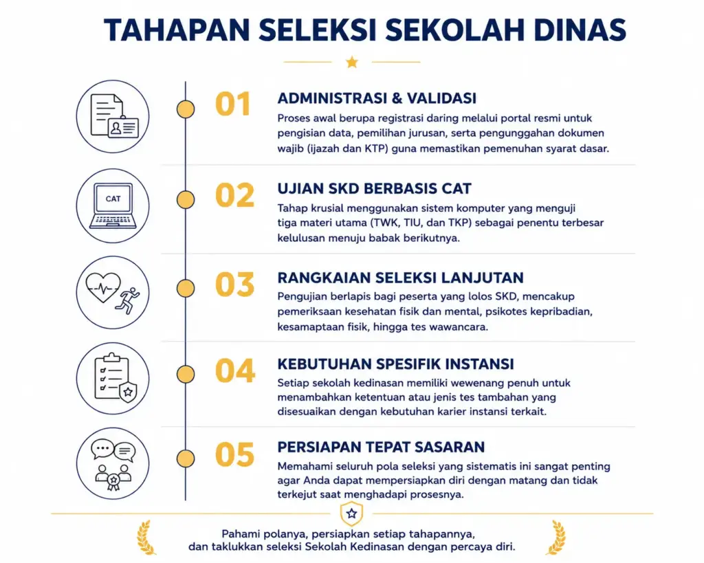 2. Tahapan Seleksi Sekolah Kedinasan yang Perlu Diketahui