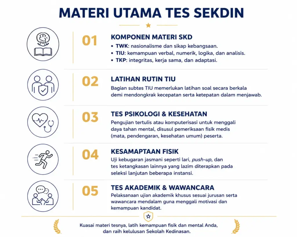 3. Menelusuri Materi Tes yang Diujikan