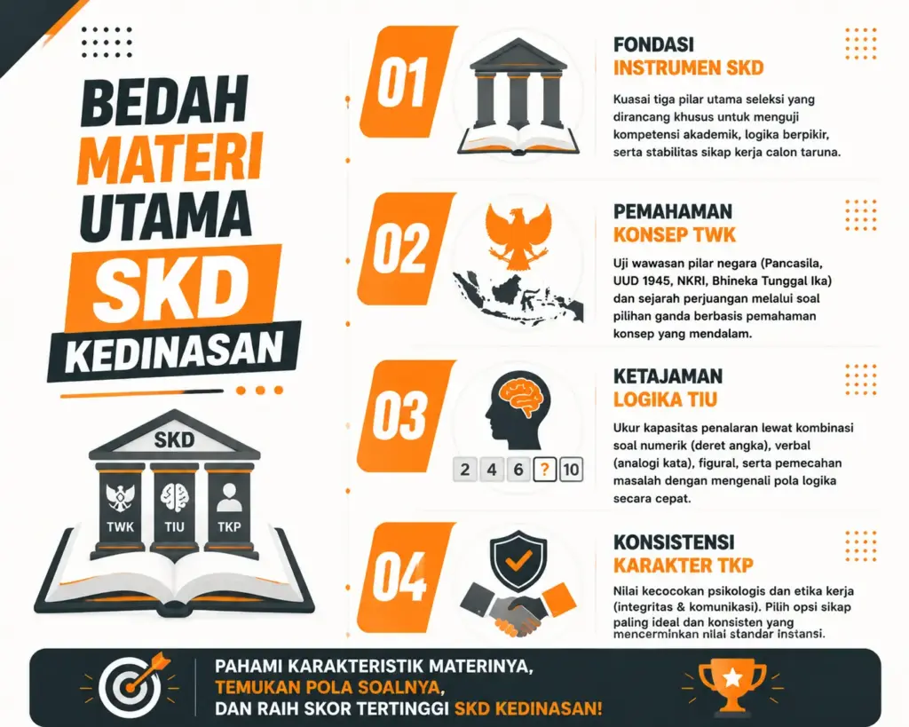 1. Menelusuri Materi SKD Kedinasan