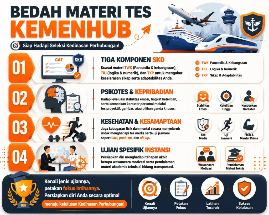 1. Menyelami Tahapan Seleksi Sekolah Kedinasan Perhubungan