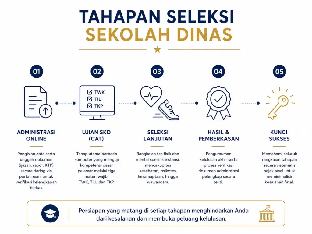 2. Memahami Tahapan Seleksi Sekolah Dinas Secara Sistematis