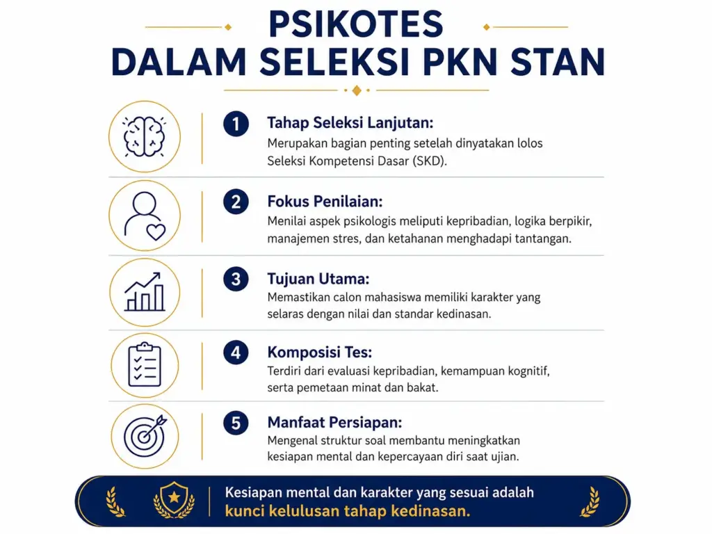 1. Memahami Psikotes PKN STAN dalam Seleksi Sekdin