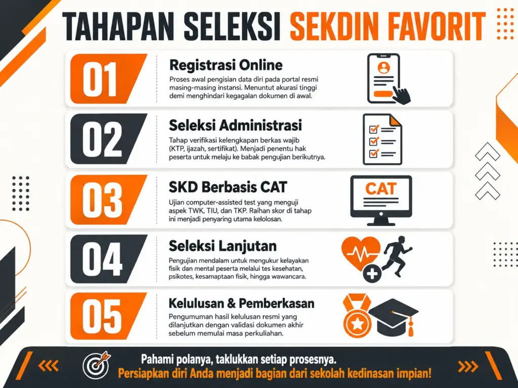1. Mengenal Tahapan Seleksi Sekolah Kedinasan yang Paling Diminati