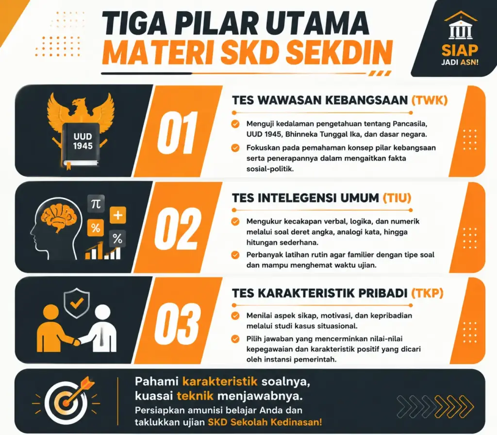 3. Materi Tes SKD Kunci Menembus Seleksi Sekdin