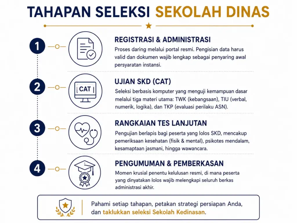 2. Mengenal Tahapan Seleksi Sekolah Kedinasan