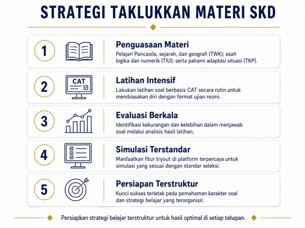 3. Menaklukkan Materi Tes SKD dengan Strategi Tepat