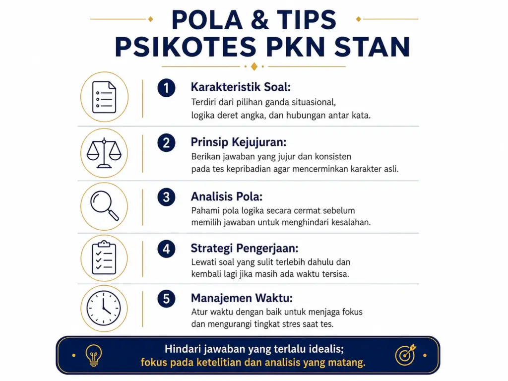 4. Pola Soal dan Tips Menjawab Psikotes PKN STAN