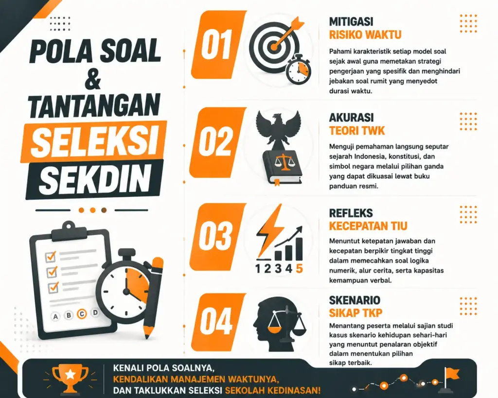 4. Pola Soal dan Tantangan dalam Seleksi Sekdin
