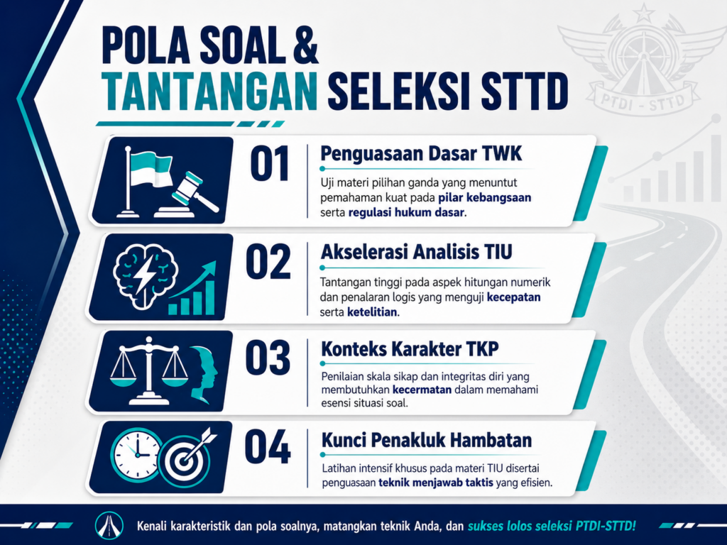 4. Mengenal Pola Soal dan Tantangan Seleksi Sekdin STTD