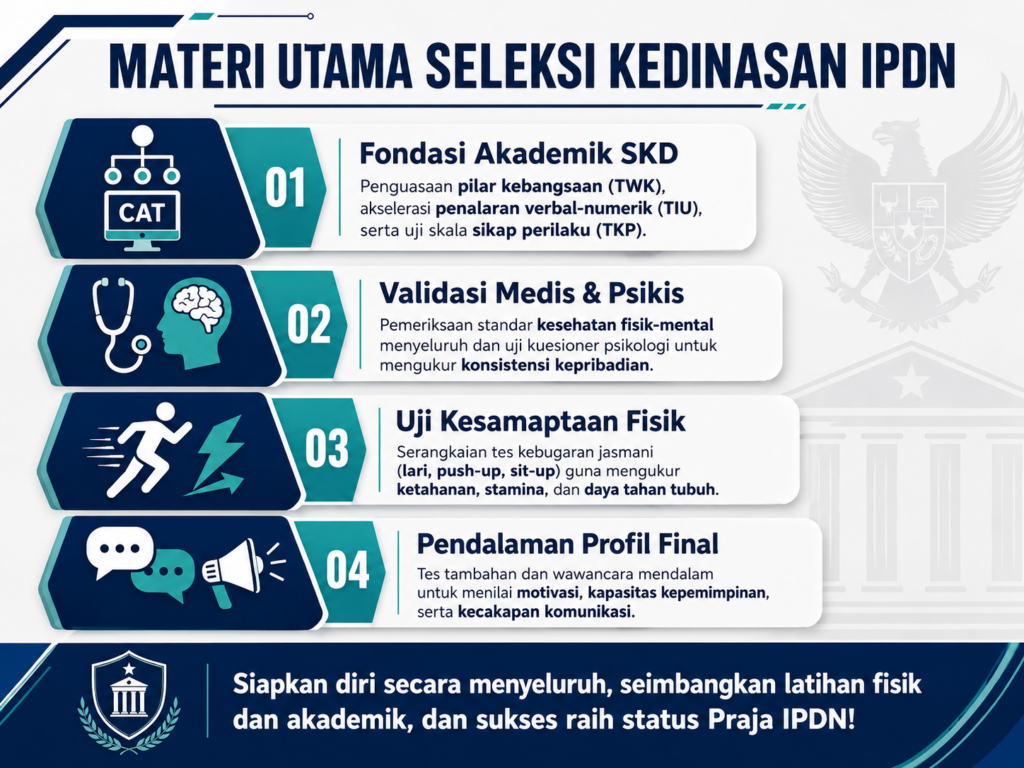 2. Memahami Materi Tes yang Diujikan Saat Seleksi IPDN