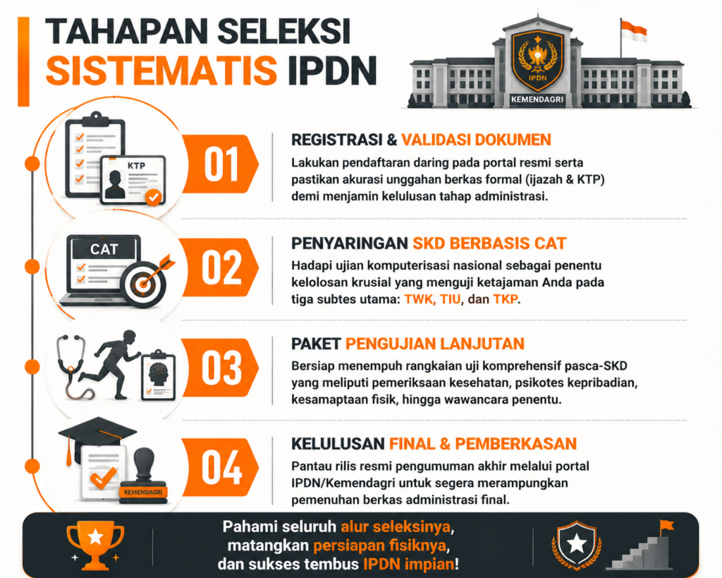 1. Menyelami Tahapan Seleksi IPDN yang Sistematis