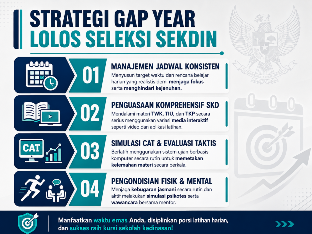 4. Strategi Persiapan Sekdin untuk Gap Year