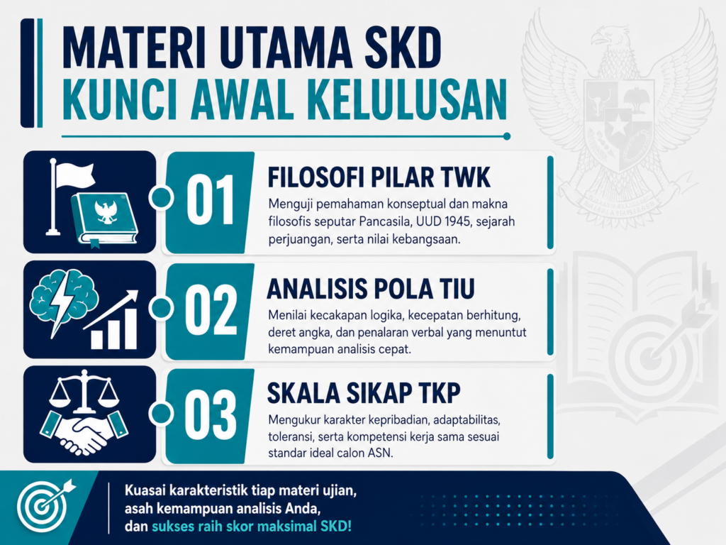 3. Memahami Materi Tes SKD sebagai Kunci Awal
