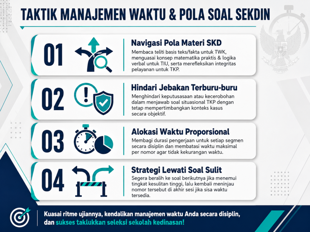 4. Menerapkan Pola Jawaban dan Manajemen Waktu Sekdin