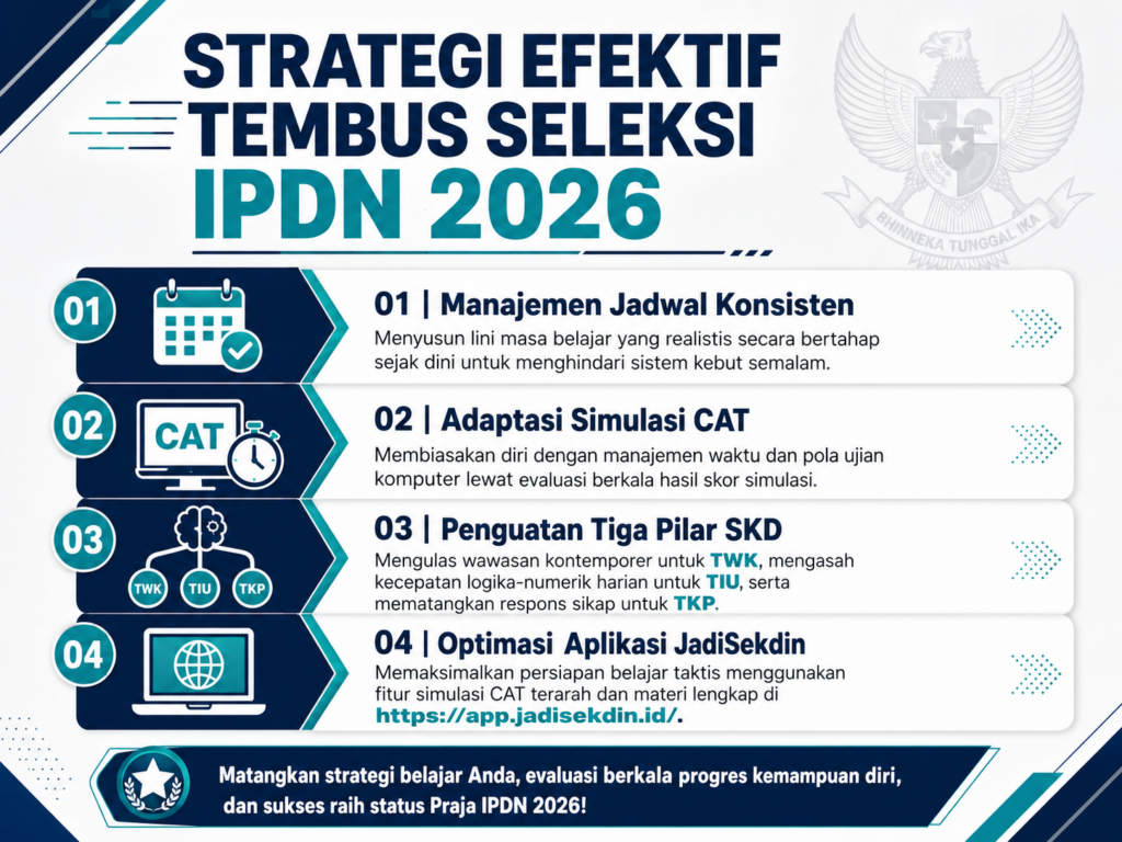 3. Strategi Efektif Mempersiapkan Pendaftaran IPDN 2026